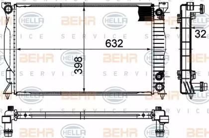 Теплообменник BEHR HELLA SERVICE 8MK 376 790-531