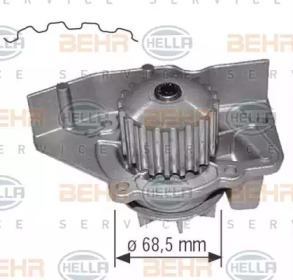 Насос BEHR HELLA SERVICE 8MP 376 801-614