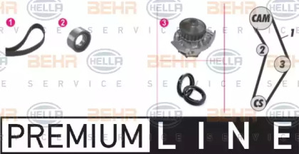 Комплект водяного насоса / зубчатого ремня BEHR HELLA SERVICE 8MP 376 801-861