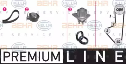 Комплект водяного насоса / зубчатого ремня BEHR HELLA SERVICE 8MP 376 809-831