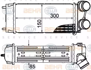 Теплообменник BEHR HELLA SERVICE 8ML 376 899-241