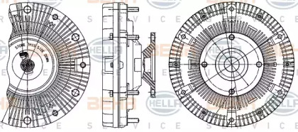 Сцепление BEHR HELLA SERVICE 8MV 376 906-501