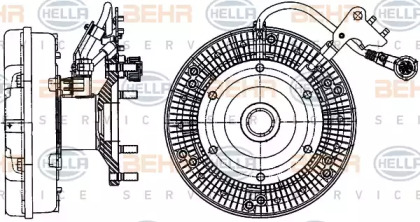 Сцепление BEHR HELLA SERVICE 8MV 376 906-661