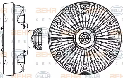 Сцепление BEHR HELLA SERVICE 8MV 376 907-281