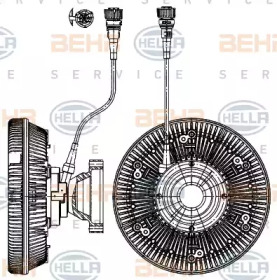 Сцепление, вентилятор радиатора BEHR HELLA SERVICE 8MV 376 907-311