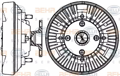 Сцепление BEHR HELLA SERVICE 8MV 376 907-541