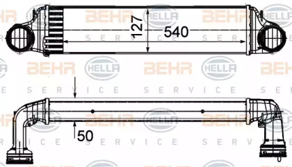 Интеркулер BEHR HELLA SERVICE 8ML 376 988-064