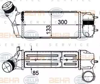 Теплообменник BEHR HELLA SERVICE 8ML 376 988-114