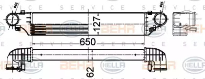 Теплообменник BEHR HELLA SERVICE 8ML 376 988-294