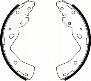 Комлект тормозных накладок TRISCAN 8100 10018