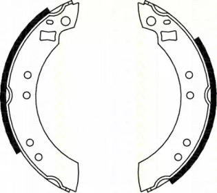 Комлект тормозных накладок TRISCAN 8100 10280
