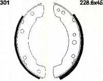 Комплект тормозных колодок TRISCAN 8100 10301