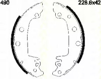 Комплект тормозных колодок TRISCAN 8100 10490