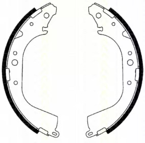 Комлект тормозных накладок TRISCAN 8100 10519