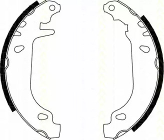 Комлект тормозных накладок TRISCAN 8100 10545