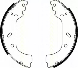 Комлект тормозных накладок TRISCAN 8100 10588