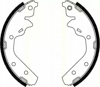 Комлект тормозных накладок TRISCAN 8100 10592