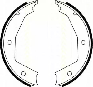 Комлект тормозных накладок TRISCAN 8100 10629