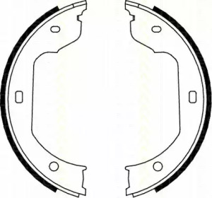 Комлект тормозных накладок TRISCAN 8100 11012