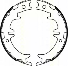 Комлект тормозных накладок TRISCAN 8100 13033