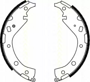 Комлект тормозных накладок TRISCAN 8100 13034