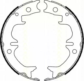 Комлект тормозных накладок TRISCAN 8100 13038
