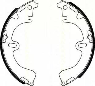 Комлект тормозных накладок TRISCAN 8100 13051