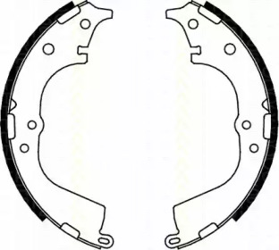 Комлект тормозных накладок TRISCAN 8100 13591