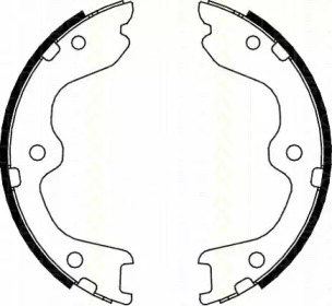 Комлект тормозных накладок TRISCAN 8100 14010