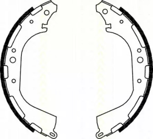 Комлект тормозных накладок TRISCAN 8100 14564