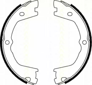 Комлект тормозных накладок TRISCAN 8100 15019