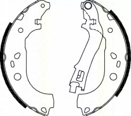 Комлект тормозных накладок TRISCAN 8100 15021