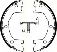 Комлект тормозных накладок TRISCAN 8100 15025