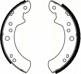 Комлект тормозных накладок TRISCAN 8100 16443