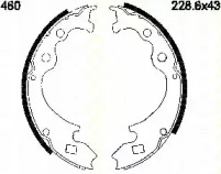 Комплект тормозных колодок TRISCAN 8100 16460