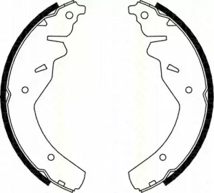 Комлект тормозных накладок TRISCAN 8100 18595