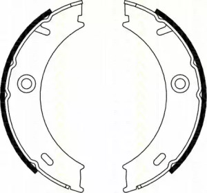 Комлект тормозных накладок TRISCAN 8100 23025