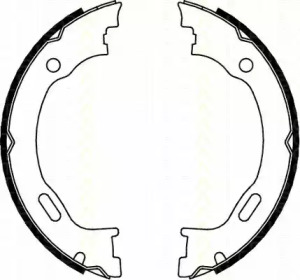 Комлект тормозных накладок TRISCAN 8100 23028