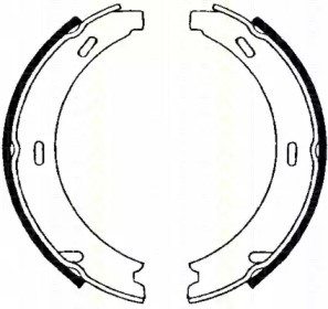 Комлект тормозных накладок TRISCAN 8100 23552