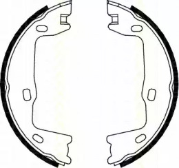 Комлект тормозных накладок TRISCAN 8100 24005