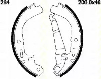 Комплект тормозных колодок TRISCAN 8100 24264