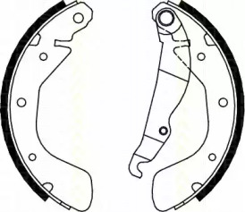 Комлект тормозных накладок TRISCAN 8100 24539