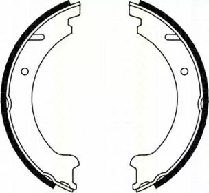 Комлект тормозных накладок TRISCAN 8100 27506