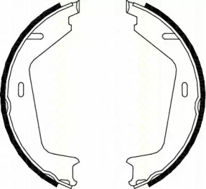 Комлект тормозных накладок TRISCAN 8100 27578