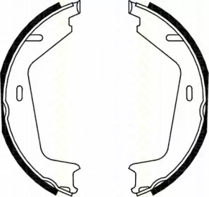 Комлект тормозных накладок TRISCAN 8100 27579
