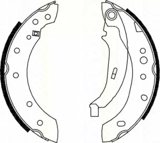 Комлект тормозных накладок TRISCAN 8100 28052