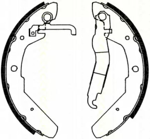 Комлект тормозных накладок TRISCAN 8100 29370