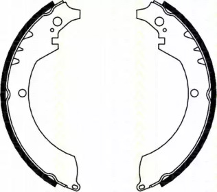Комлект тормозных накладок TRISCAN 8100 41419