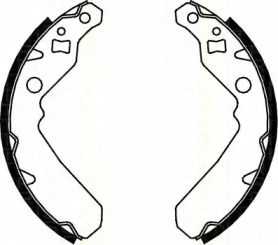 Комлект тормозных накладок TRISCAN 8100 41615
