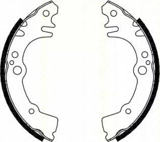 Комлект тормозных накладок TRISCAN 8100 41616